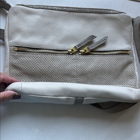 Fossil Crossbody bag with adjustable strap Womens pebbled leather sparkle strap - Picture 10 of 14